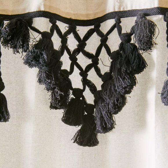 Topanga Fringe Shower Curtain from Urban Outfitters - Picture 2 of 4